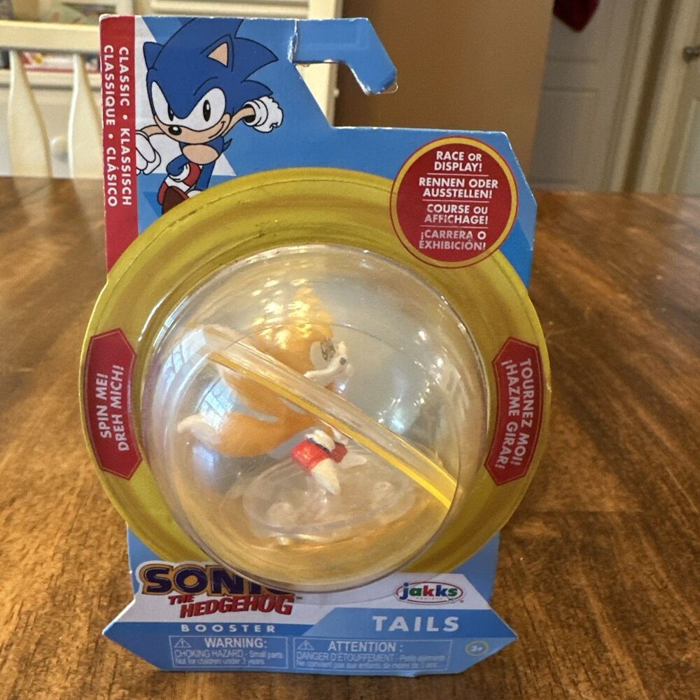 Sonic the Hedgehog Tails Booster Sphere Action Figure Jakks Pacific NEW